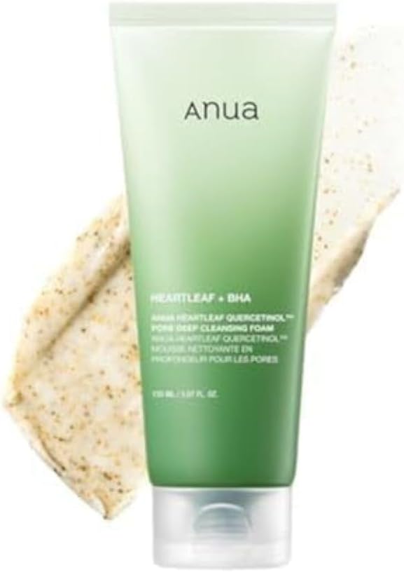 ANUA Heartleaf Quercetinol Pore Deep Cleansing Foam product packaging
