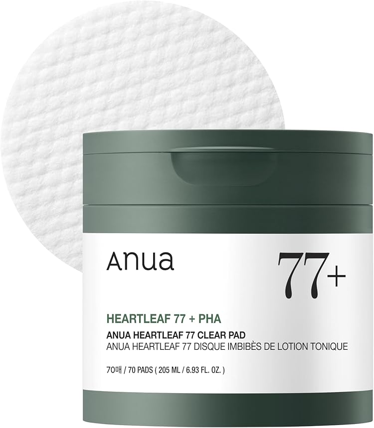 ANUA Heartleaf 77 Toner Pads product packaging