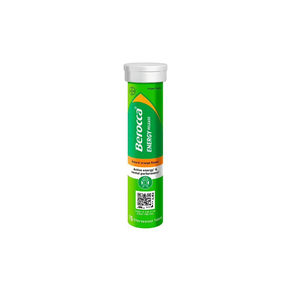 BEROCCA Orange Effervescent Tablets product packaging
