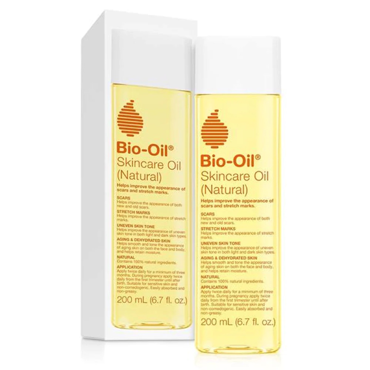 BIO-OIL Natural Skincare Oil product packaging