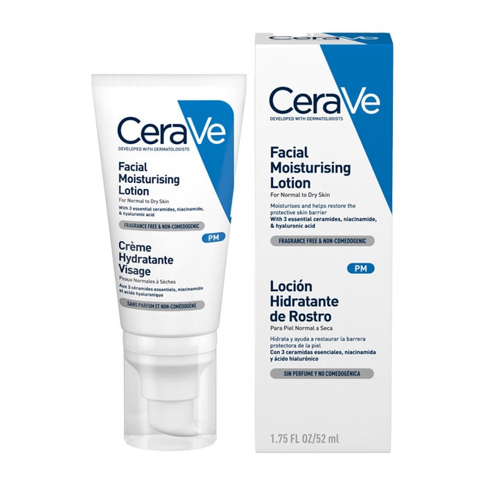 CERAVE PM Facial Moisturising Lotion product packaging