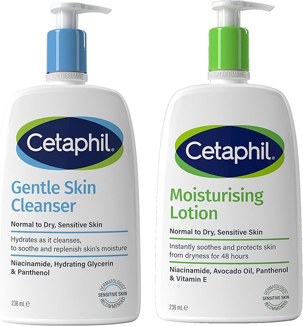 CETAPHIL Cleanse & Moisturise Duo product packaging