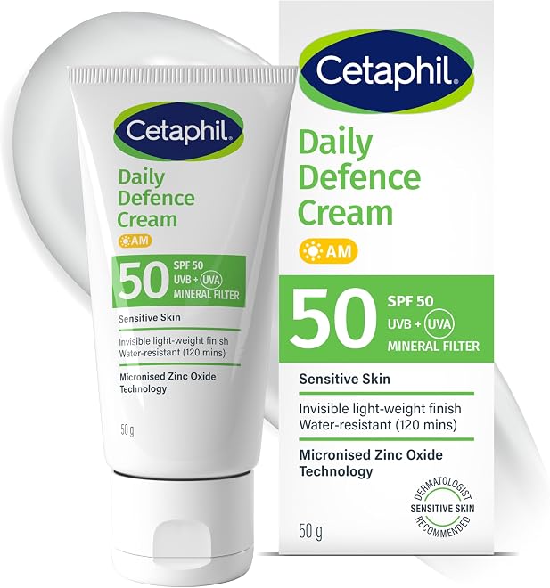 CETAPHIL Daily Defence Mineral SPF 50 product packaging