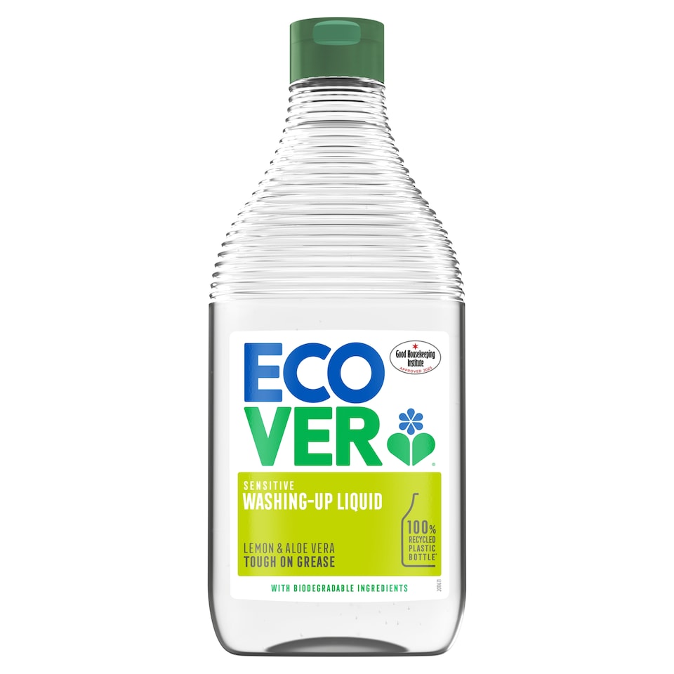 ECOVER Lemon & Aloe Washing-Up Liquid product packaging