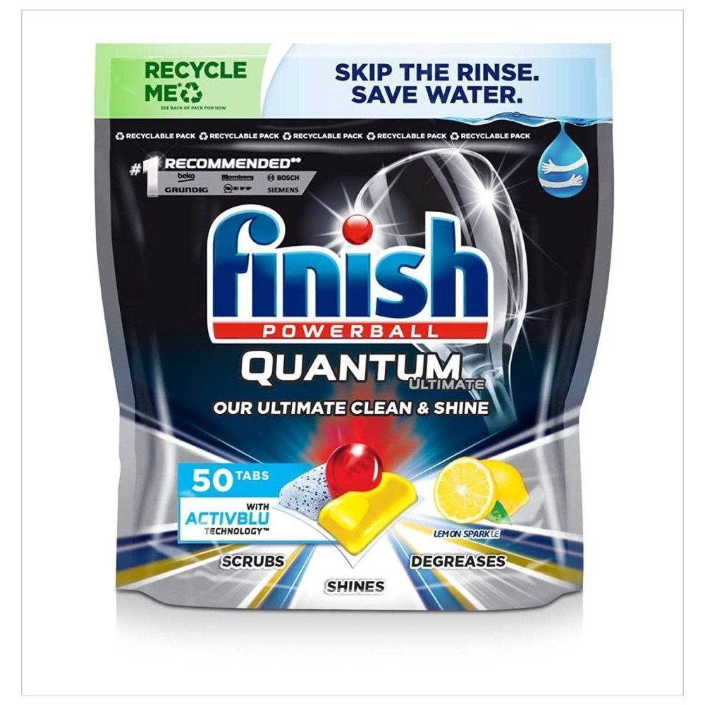 FINISH Quantum Ultimate Lemon Tablets product packaging