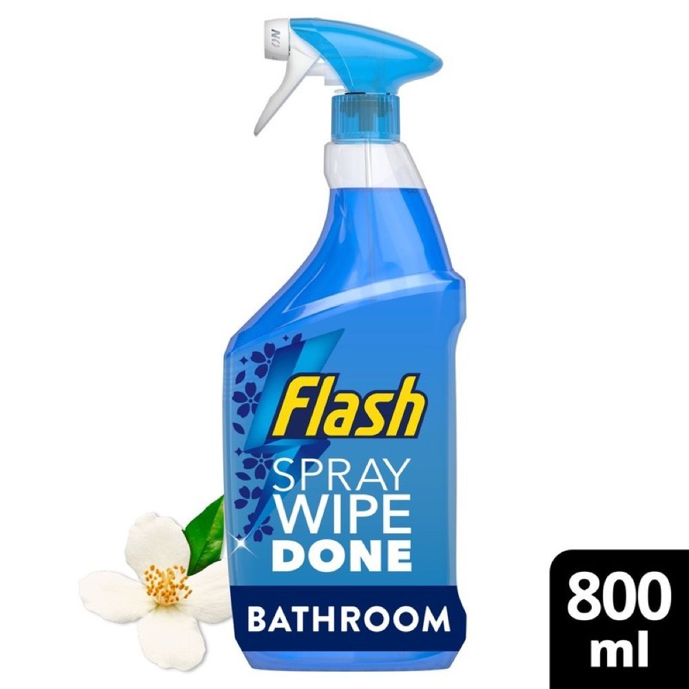 FLASH Bathroom Cleaning Spray product packaging