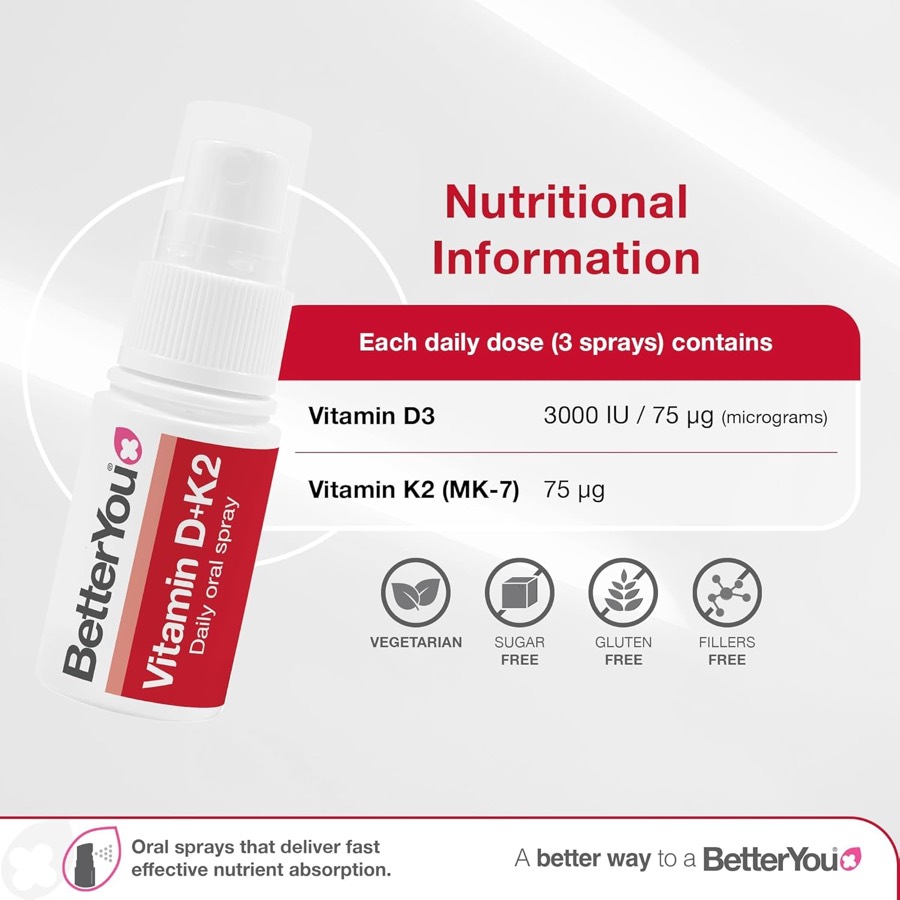 BETTERYOU Vitamin D3 + K2 Oral Spray additional product photograph 3