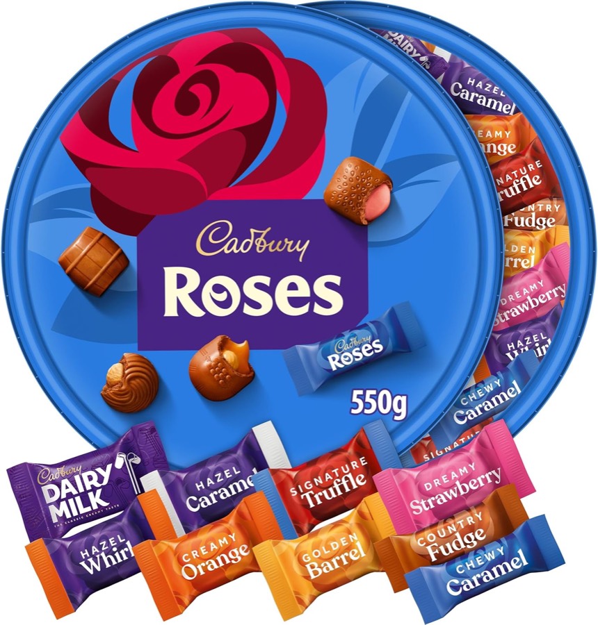 CADBURY Roses Assorted Chocolate Tub additional product photograph 2