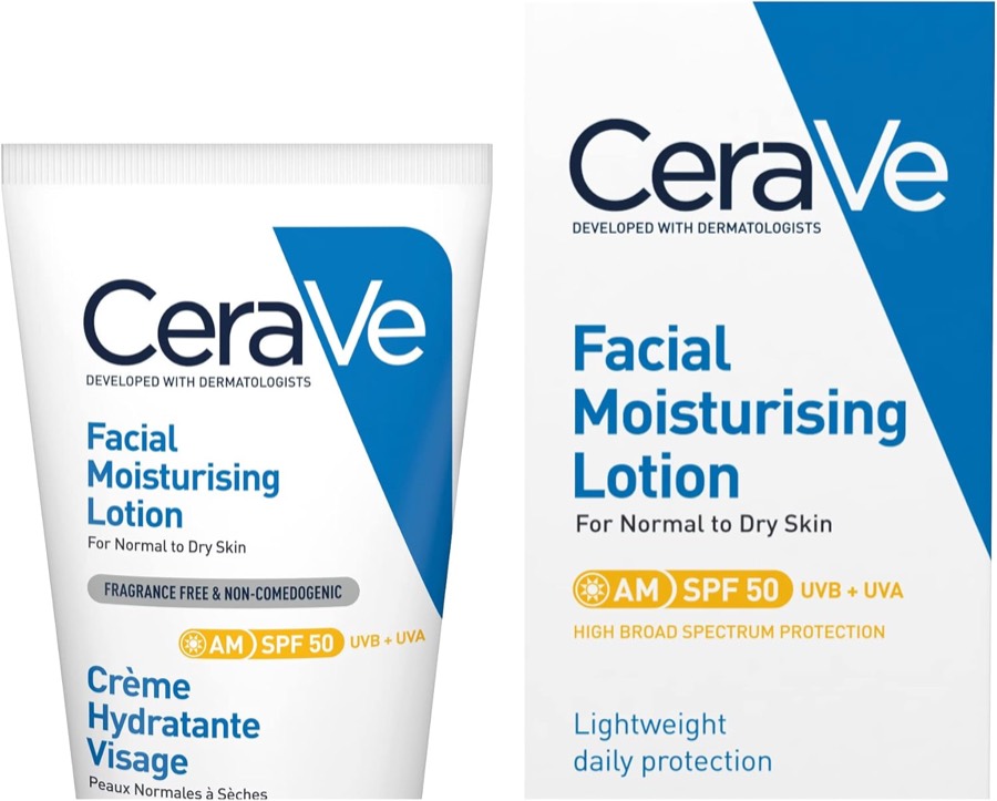 CERAVE AM Facial Moisturising Lotion SPF 50 additional product photograph 2