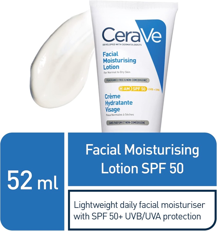 CERAVE AM Facial Moisturising Lotion SPF 50 additional product photograph 3