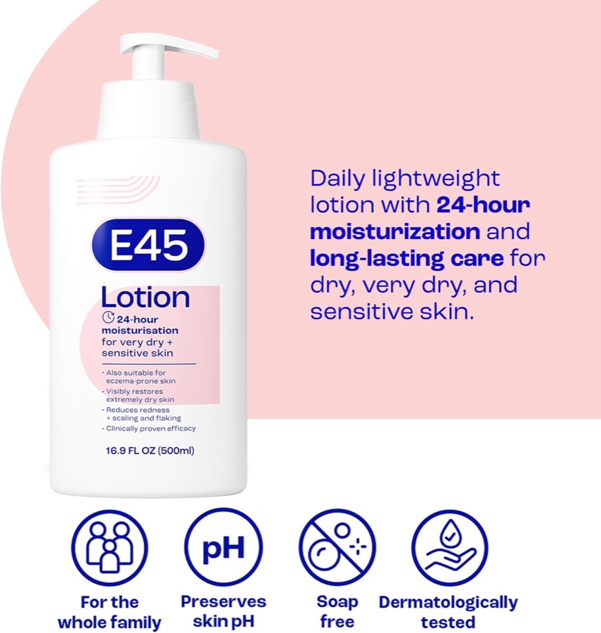 E45 Moisturising Lotion additional product photograph 2