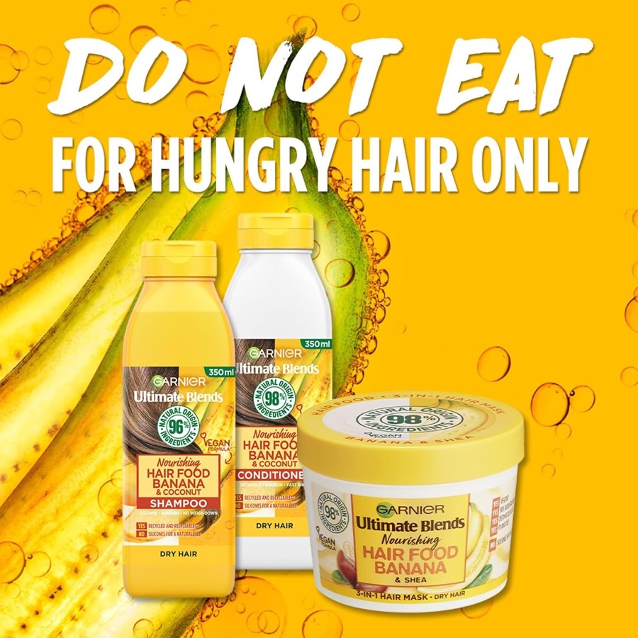 GARNIER Banana Hair Food Shampoo & Conditioner Set additional product photograph 2