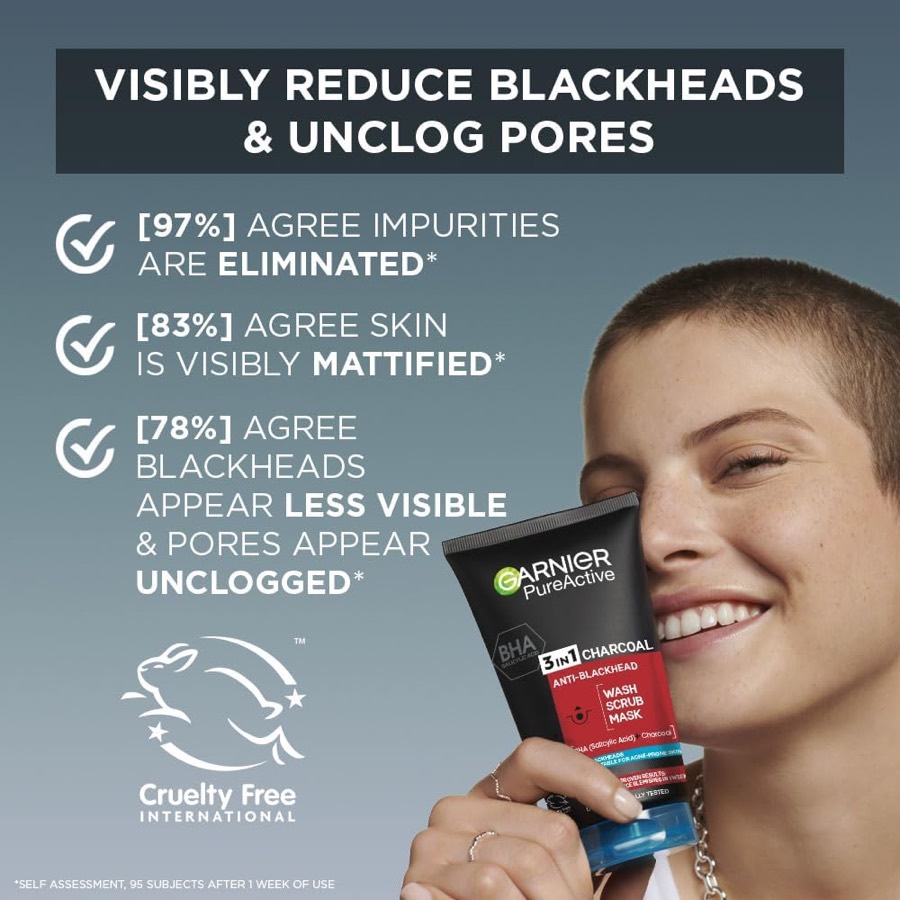 GARNIER Pure Active 3-in-1 Charcoal additional product photograph 3