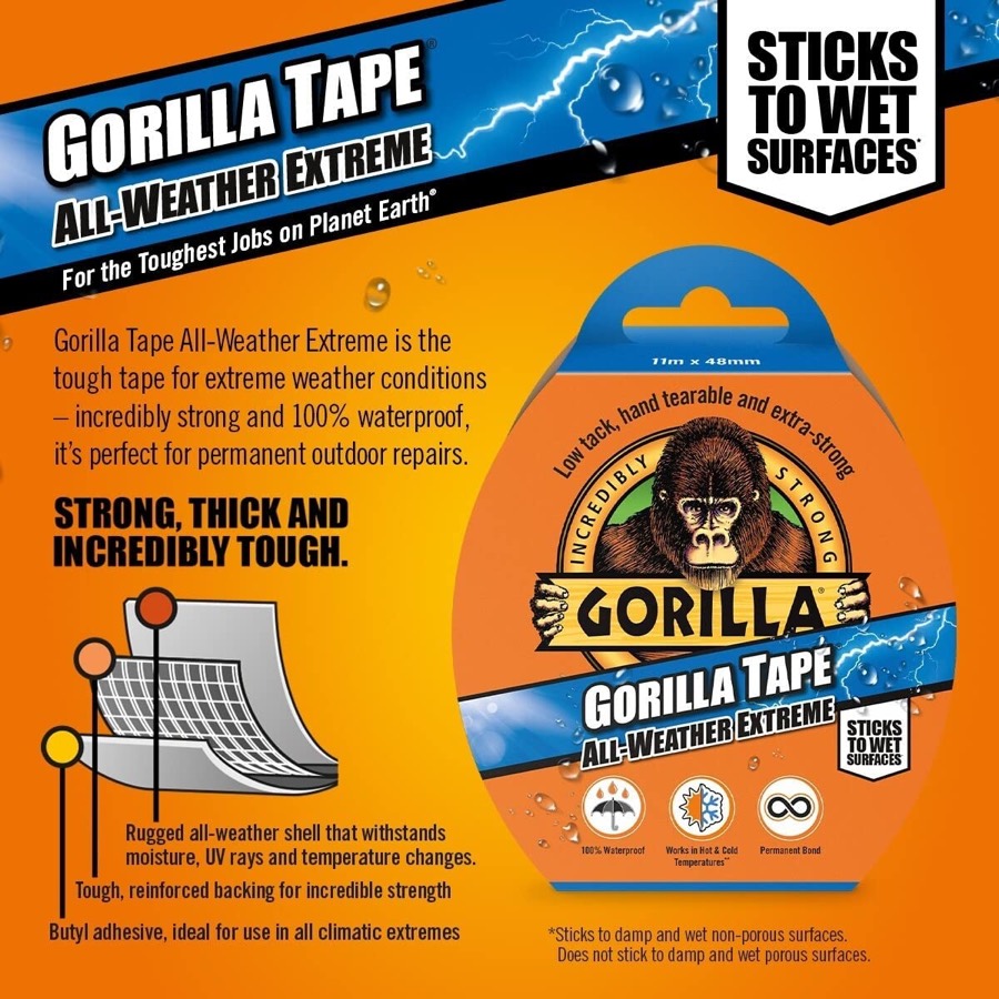 GORILLA All Weather Extreme Tape additional product photograph 2