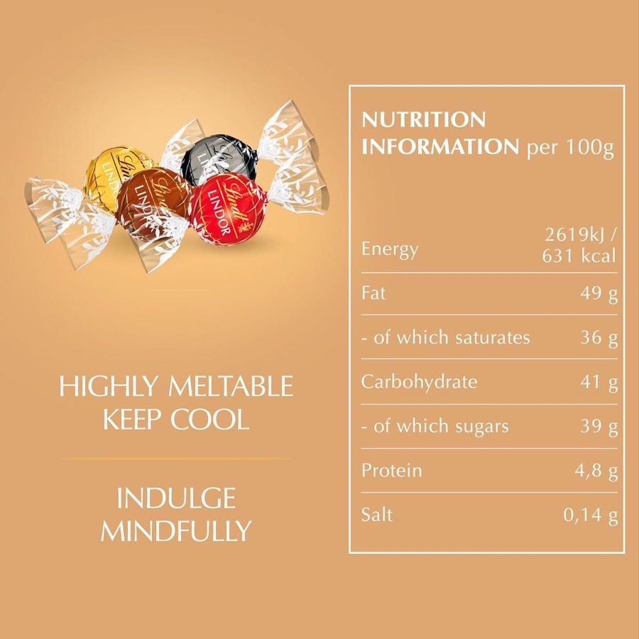 LINDT LINDOR Chocolate Truffles Collection additional product photograph 2