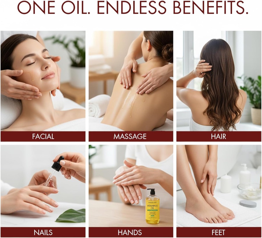 MAJESTIC PURE 100% Pure Vitamin E Oil additional product photograph 3