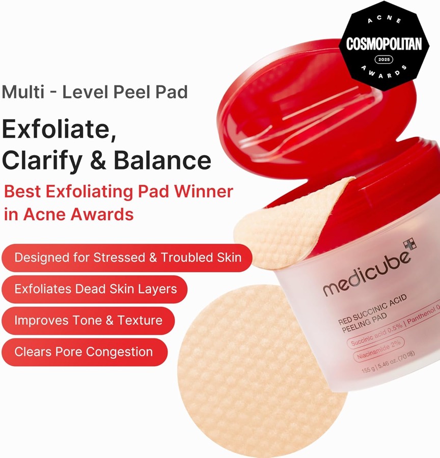 MEDICUBE Red Succinic Acid Panthenol Pads additional product photograph 2