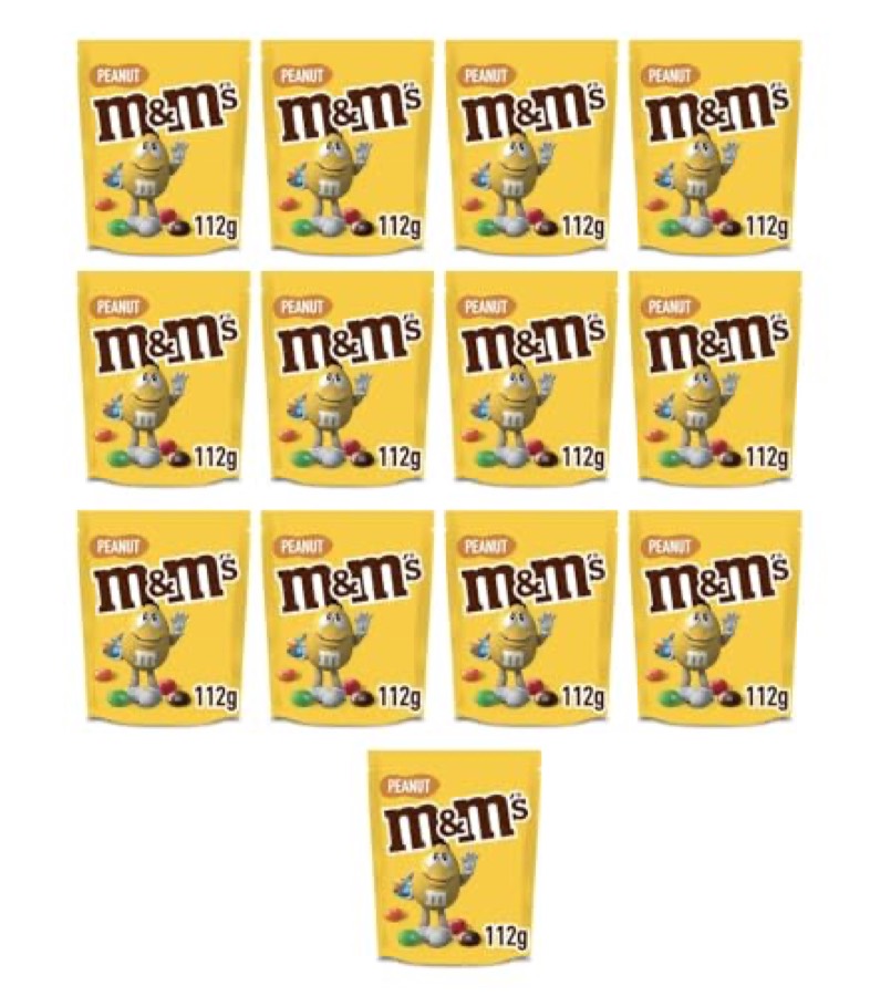 M&M’S Peanut Chocolate Pouches additional product photograph 2