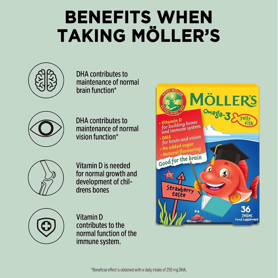 MÖLLER’S Omega-3 Children’s Jellies additional product photograph 2