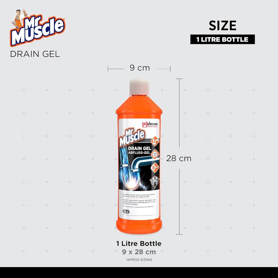 MR MUSCLE Drain Gel additional product photograph 3