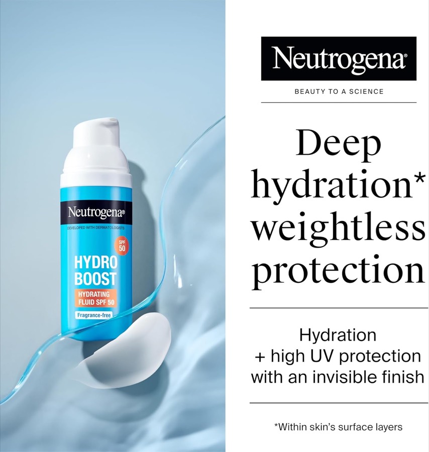 NEUTROGENA Hydro Boost Hydrating Face Fluid SPF 50 additional product photograph 2