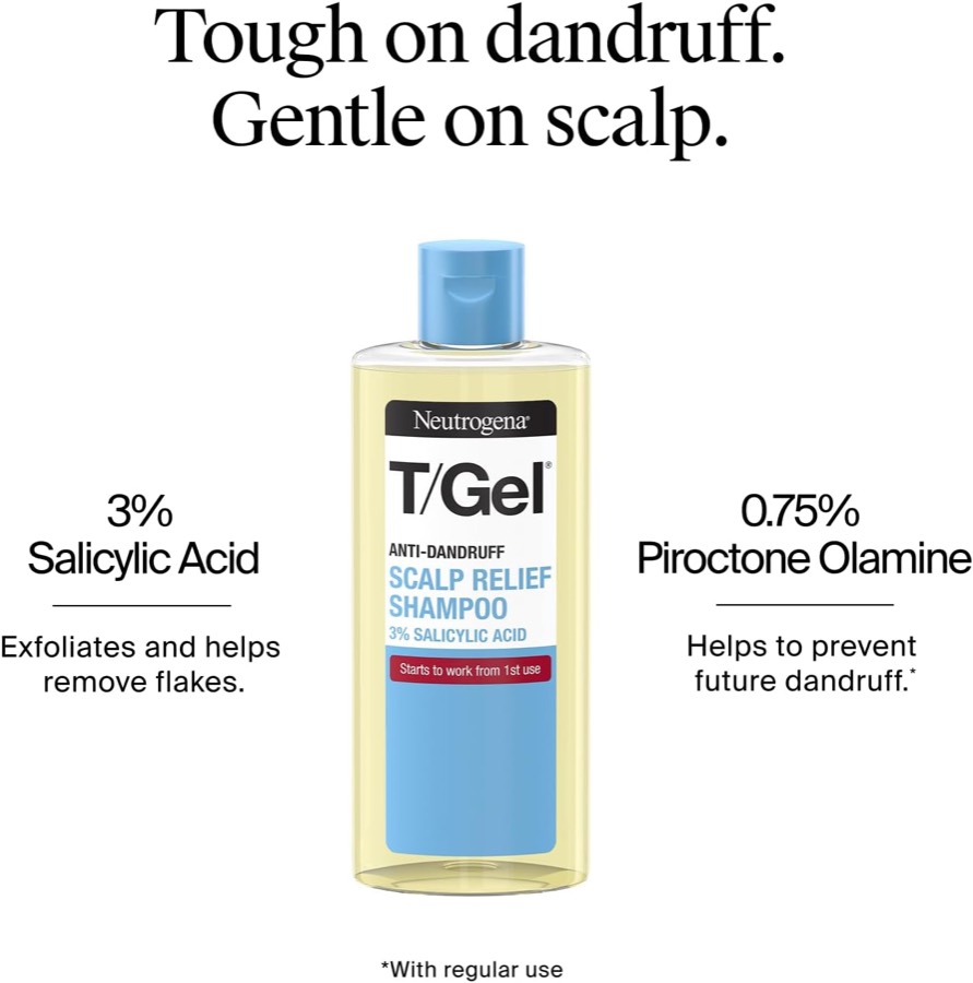 NEUTROGENA T/GEL Scalp Relief Anti-Dandruff Shampoo additional product photograph 3
