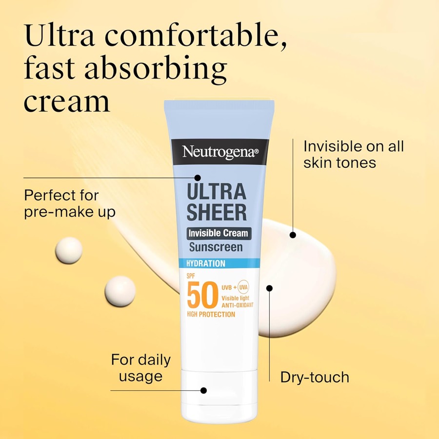 NEUTROGENA Ultra Sheer Hydration Cream SPF 50 additional product photograph 3