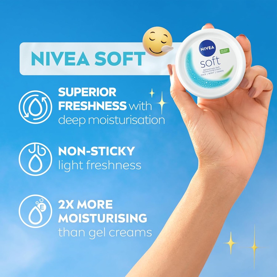 NIVEA Soft Moisturising Cream additional product photograph 2