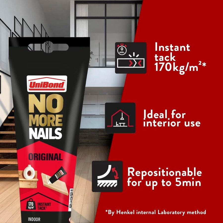 UNIBOND No More Nails Original Triple Pack additional product photograph 3