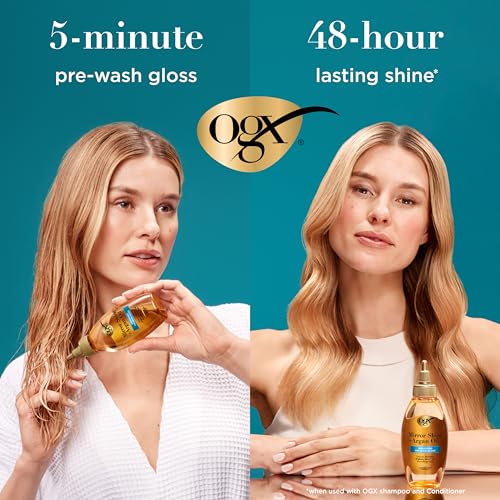 OGX Mirror Shine + Argan Oil Pre-Wash Hair Gloss additional product photograph 2