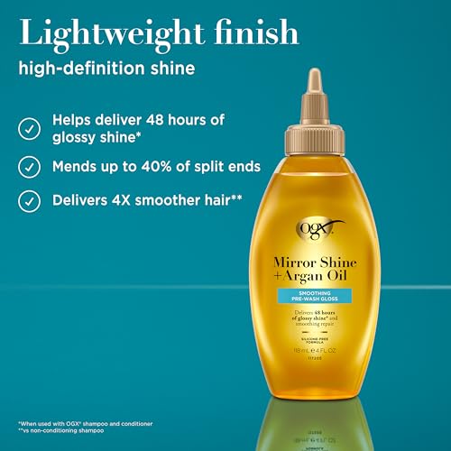 OGX Mirror Shine + Argan Oil Pre-Wash Hair Gloss additional product photograph 3