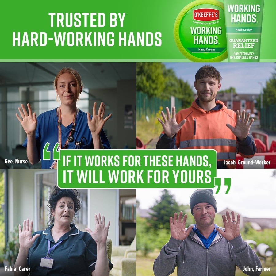 O’KEEFFE’S Working Hands Hand Cream Twin Pack additional product photograph 3