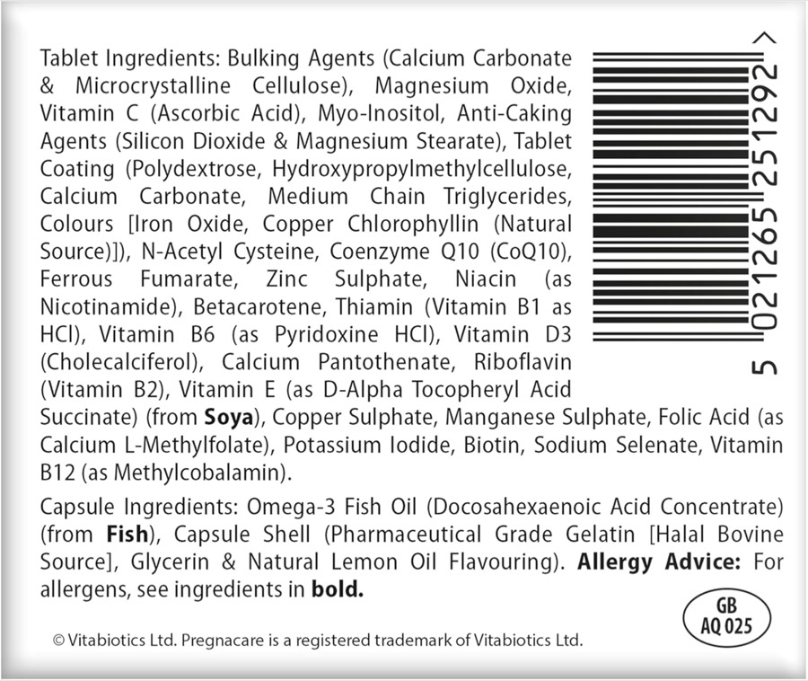 PREGNACARE Pregnacare Max Conception additional product photograph 3