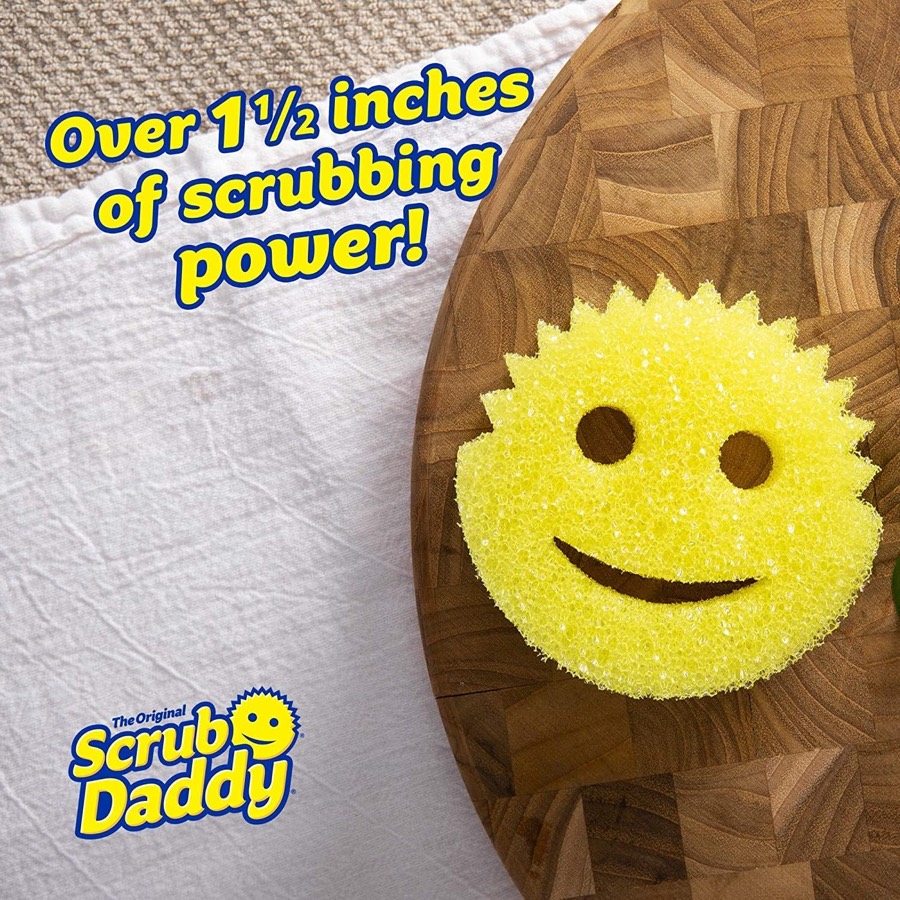 SCRUB DADDY Original Cleaning Sponge 4-Pack additional product photograph 2