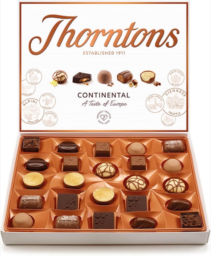THORNTONS Continental Chocolate Collection additional product photograph 2