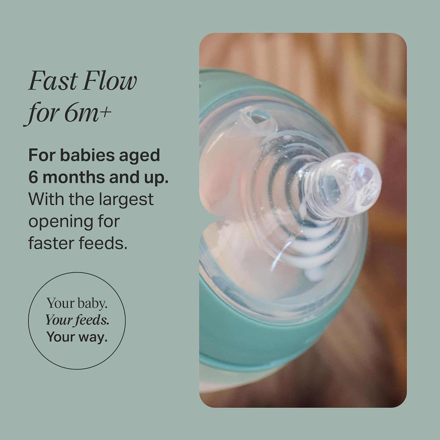 TOMMEE TIPPEE Natural Start Fast Flow Teats additional product photograph 3