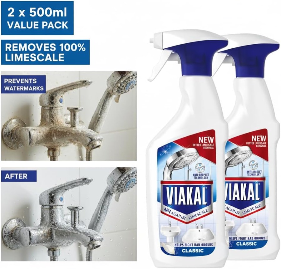 VIAKAL Classic Limescale Remover Spray additional product photograph 3