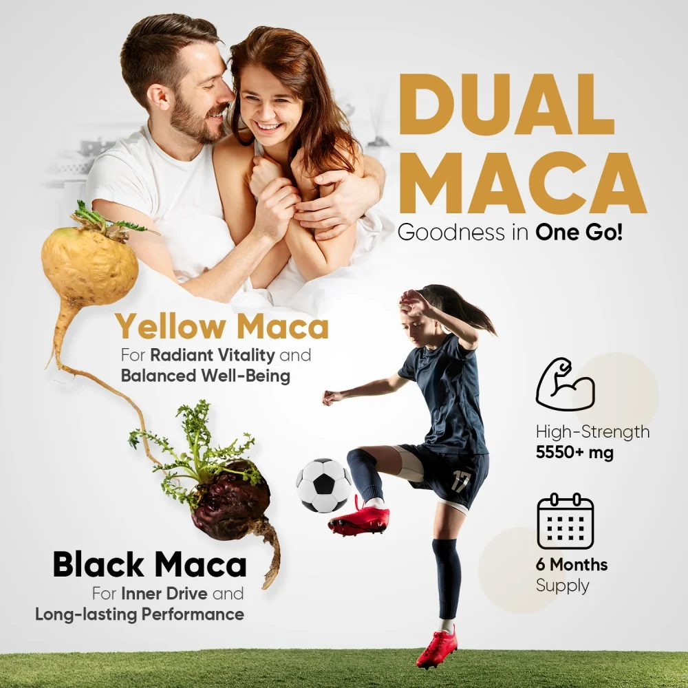 WEIGHTWORLD Black Maca Complex Capsules additional product photograph 2