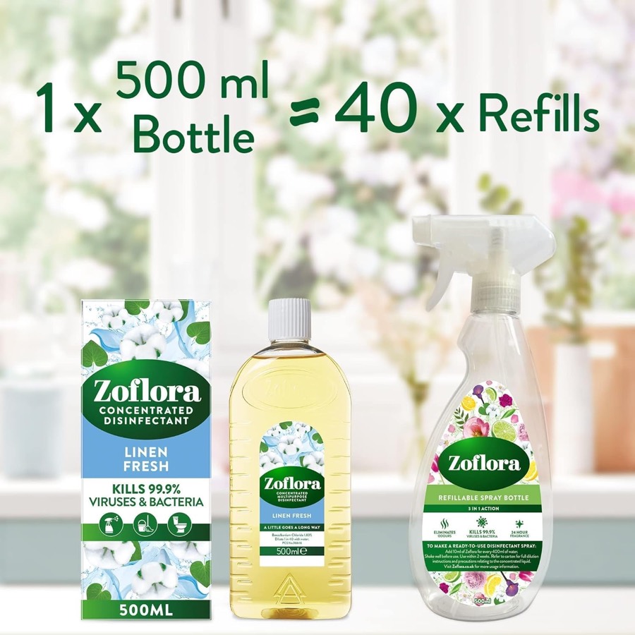ZOFLORA Concentrated Disinfectant additional product photograph 3