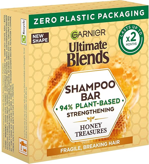 GARNIER Honey Treasures Shampoo Bar product packaging