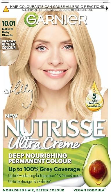 GARNIER Nutrisse Hair Colour 10.01 Baby Blonde product packaging