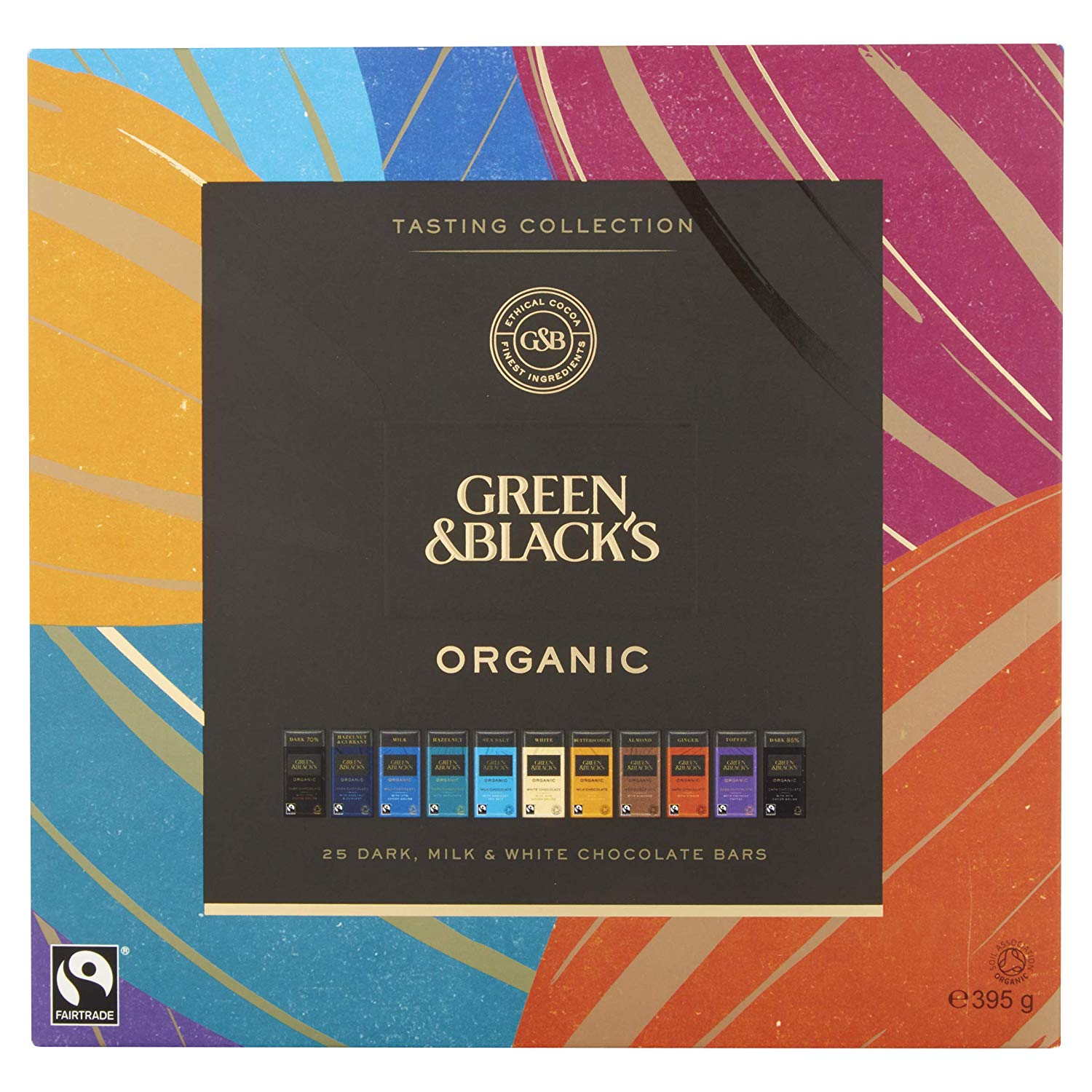 GREEN & BLACK’S Organic Chocolate Tasting Collection product packaging