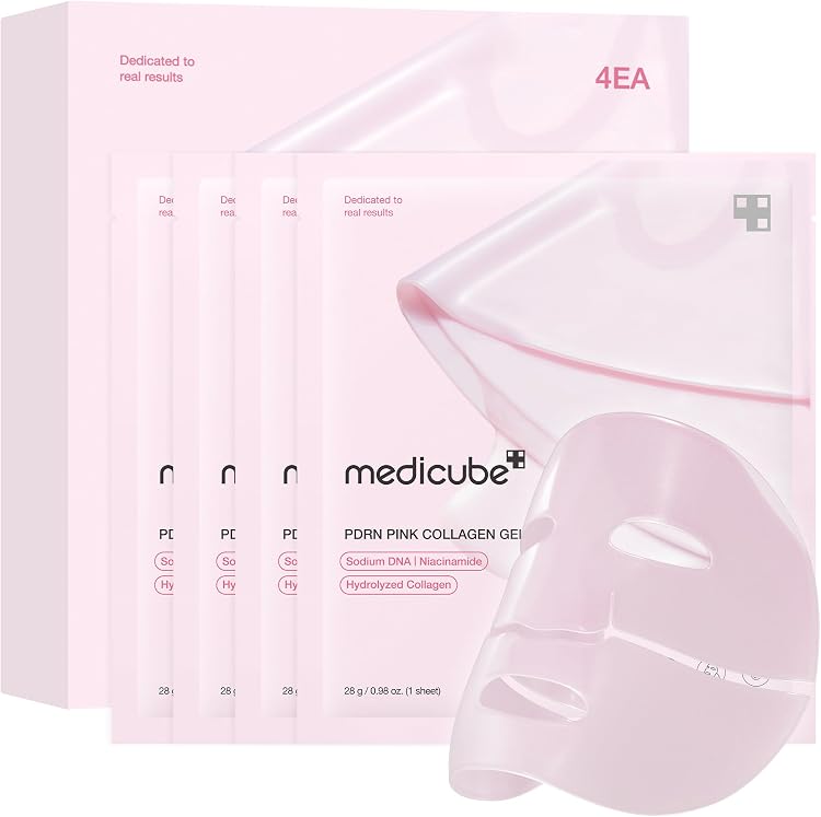 MEDICUBE PDRN Pink Collagen Jelly Gel Masks product packaging