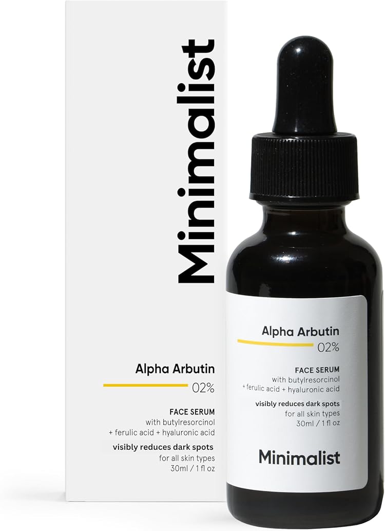 MINIMALIST 2% Alpha Arbutin Serum product packaging