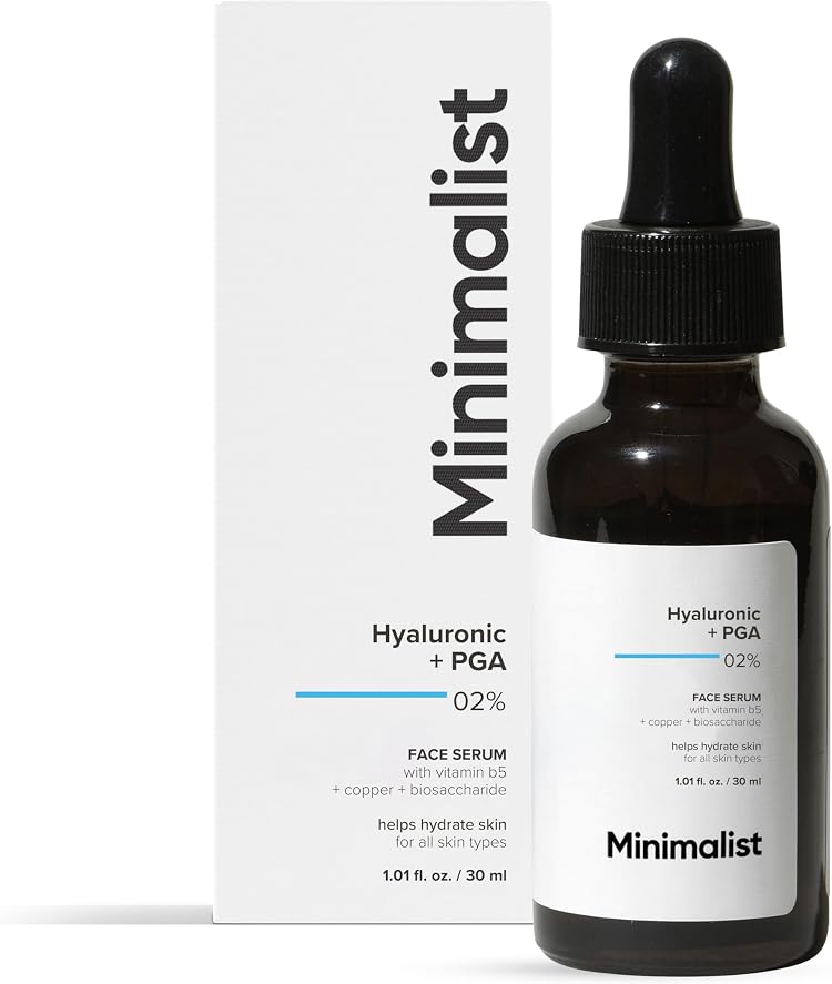MINIMALIST 2% Hyaluronic Acid + PGA Serum product packaging