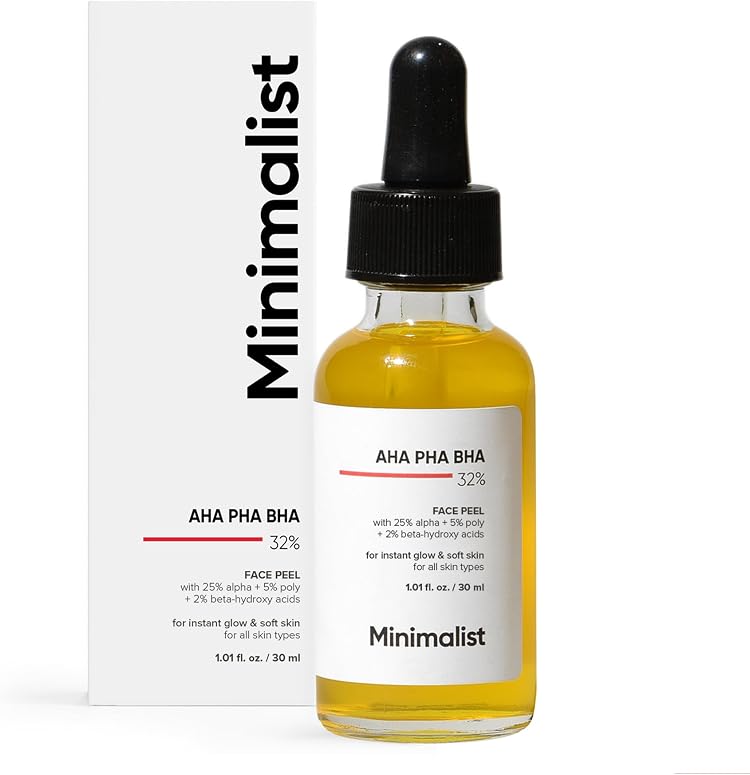 MINIMALIST 32% AHA PHA BHA Peeling Solution product packaging