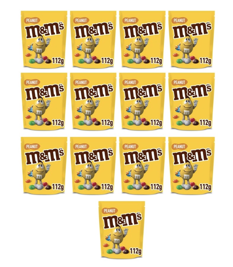 M&M’S Peanut Chocolate Pouches product packaging