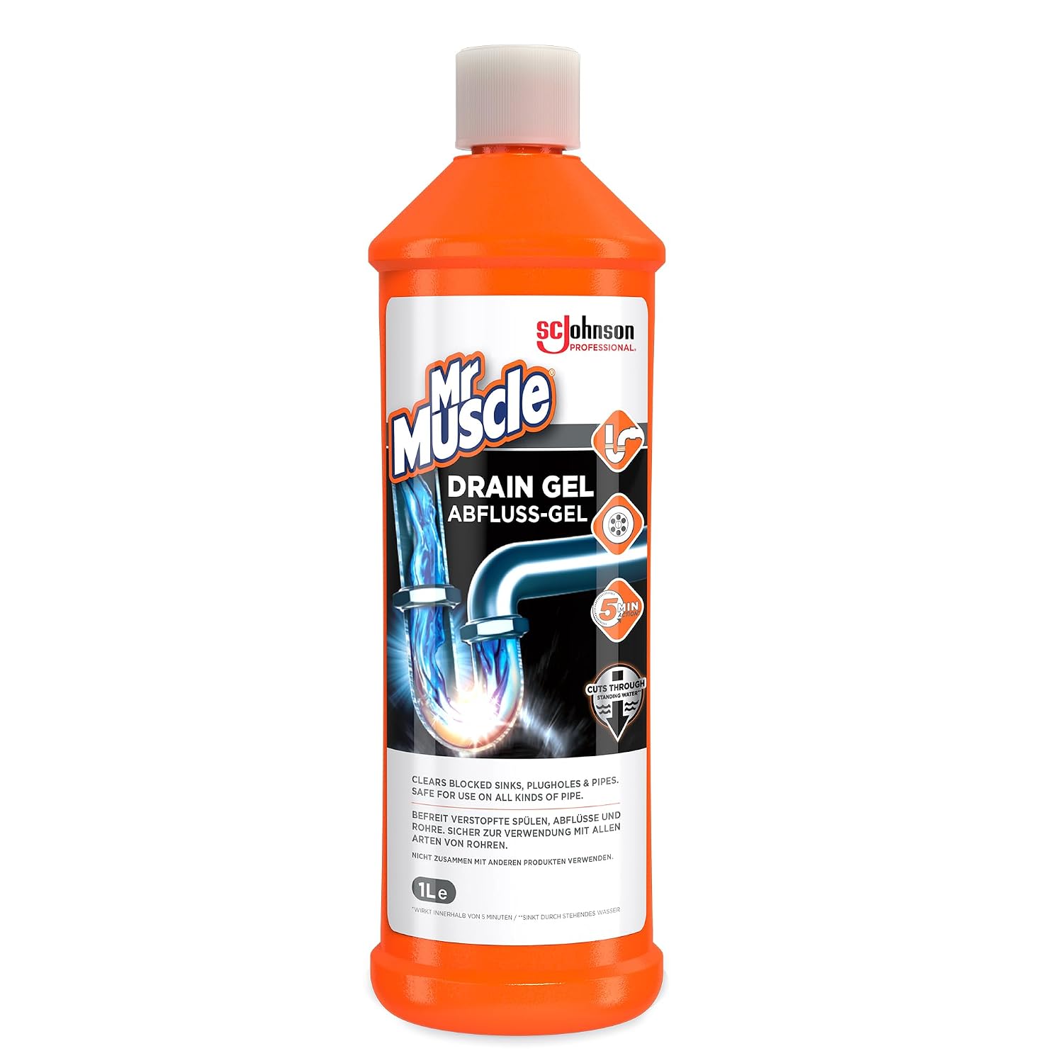 MR MUSCLE Drain Gel product packaging