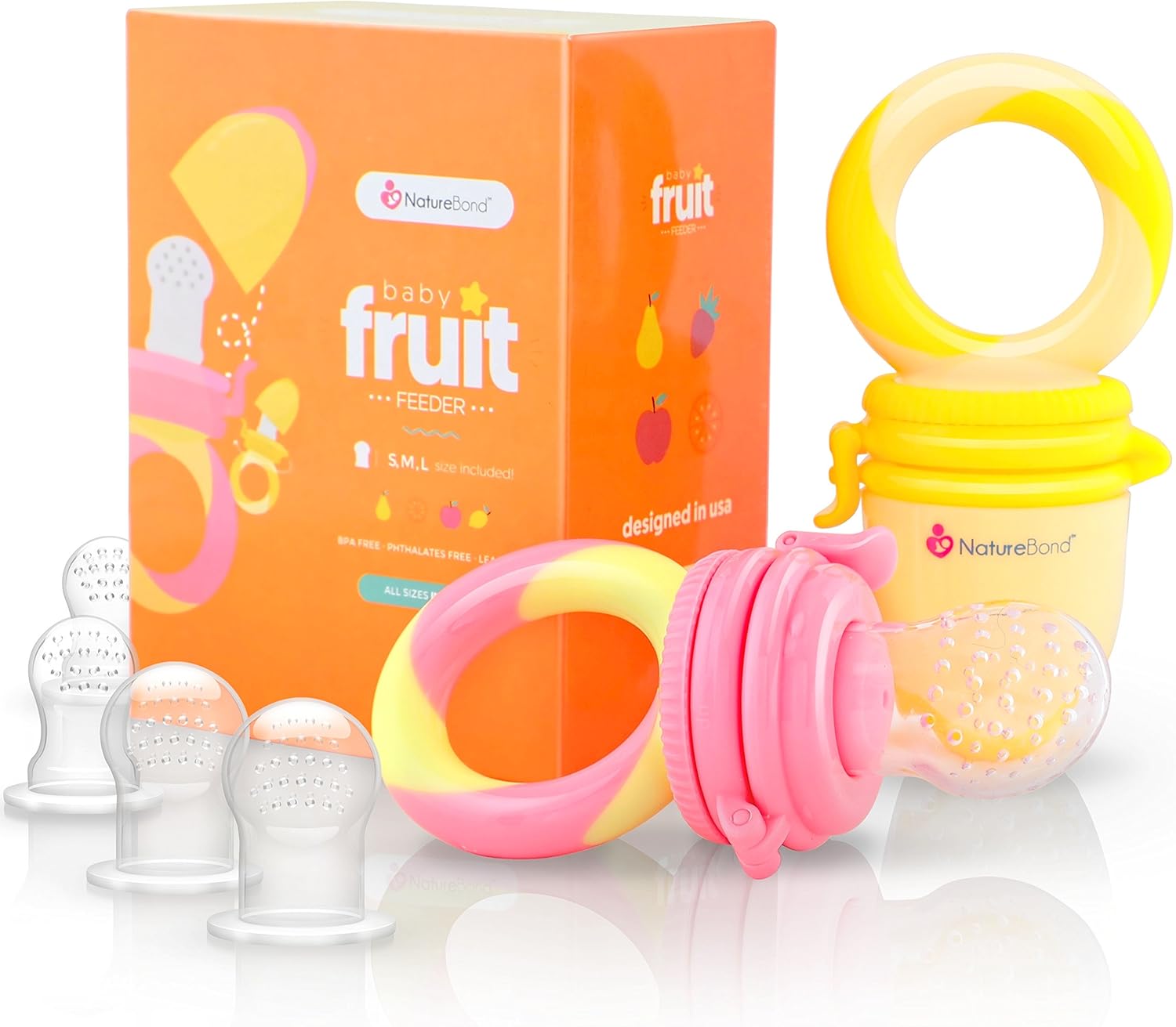NATUREBOND Baby Food & Fruit Feeder Set product packaging