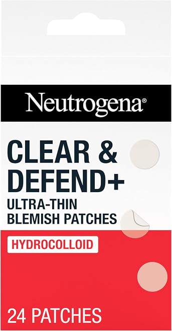 NEUTROGENA Clear & Defend Ultra-Thin Blemish Patches product packaging